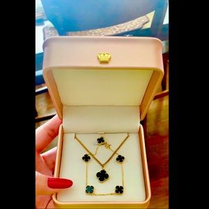 Necklace 16" and Bracelet 7 1/2❤️ 18k gold❤️